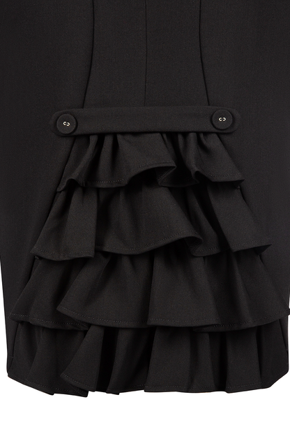 Read All About It Classic Wiggle Skirt (Black)