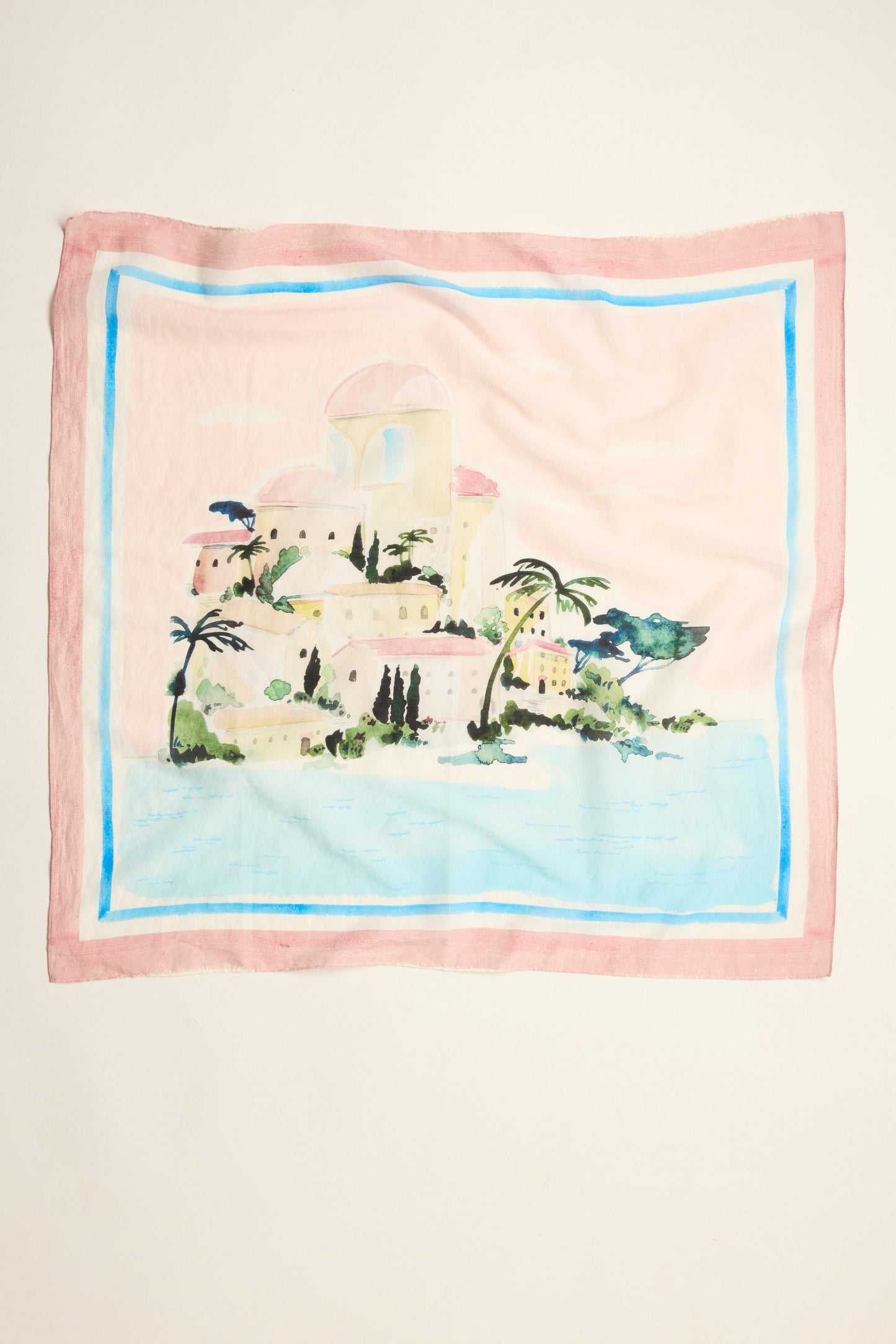 Portia Silk Blend Square Scarf