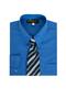 Boys formal dress shirt with striped tie