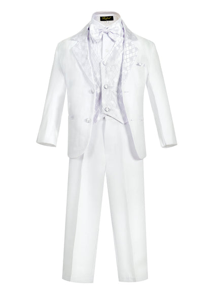 Boys formal tuxedo with bow tie (5 pcs)