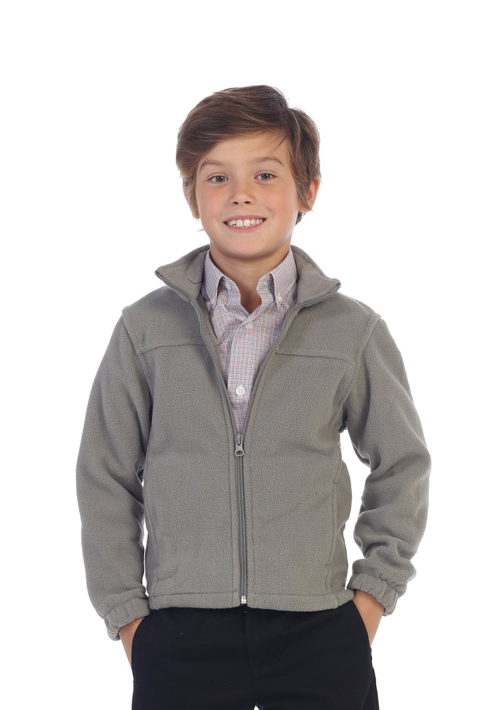 Boy's Full Zip Polar Fleece Jacket