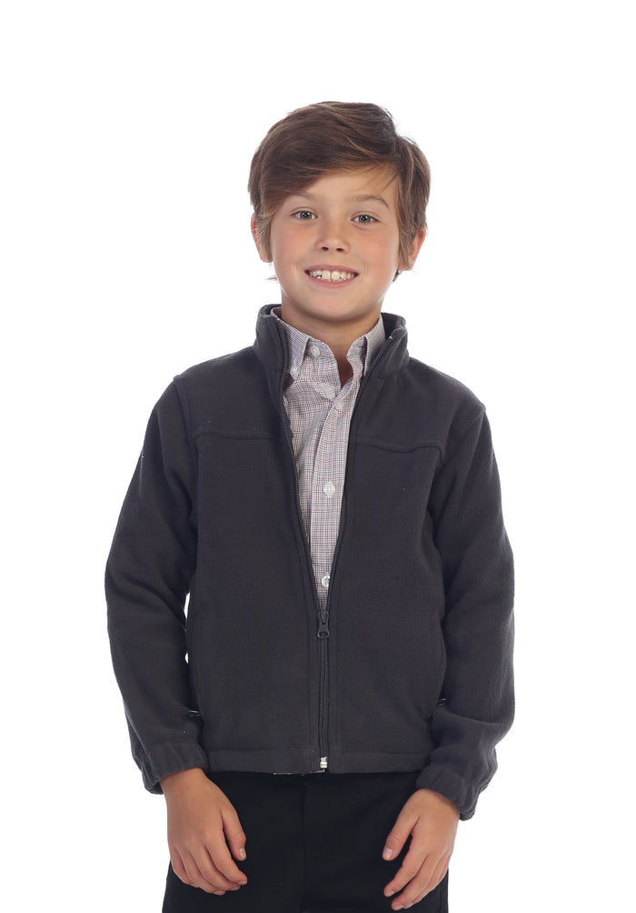 Boy's Full Zip Polar Fleece Jacket