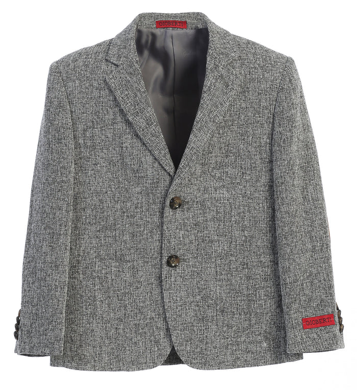Boy's Lightweight Formal Tweed Blazer Jacket