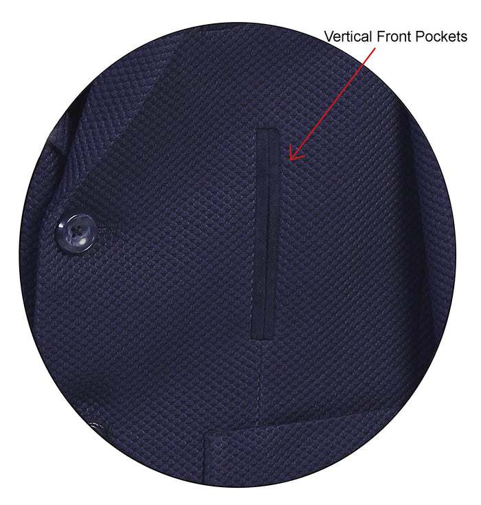 Boy's Lightweight Waffle Weave Textured Blazer Jacket