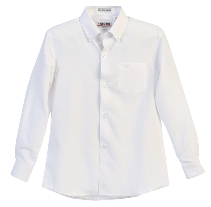 Boy's Oxford Long Sleeve Dress Shirt