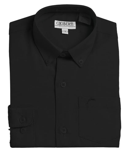 Boy's Oxford Long Sleeve Dress Shirt