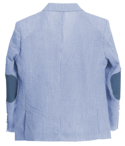 Boy's Seersucker Blazer Jacket
