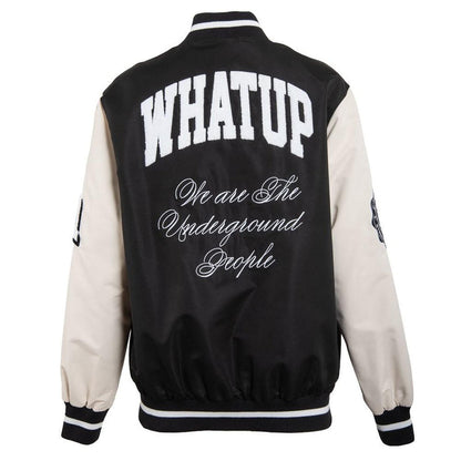 Chaqueta WHATUP Varsity Hombre I2360 Negro