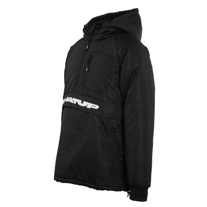 Cortaviento WHATUP Half Zipper Hombre I2381  Negro