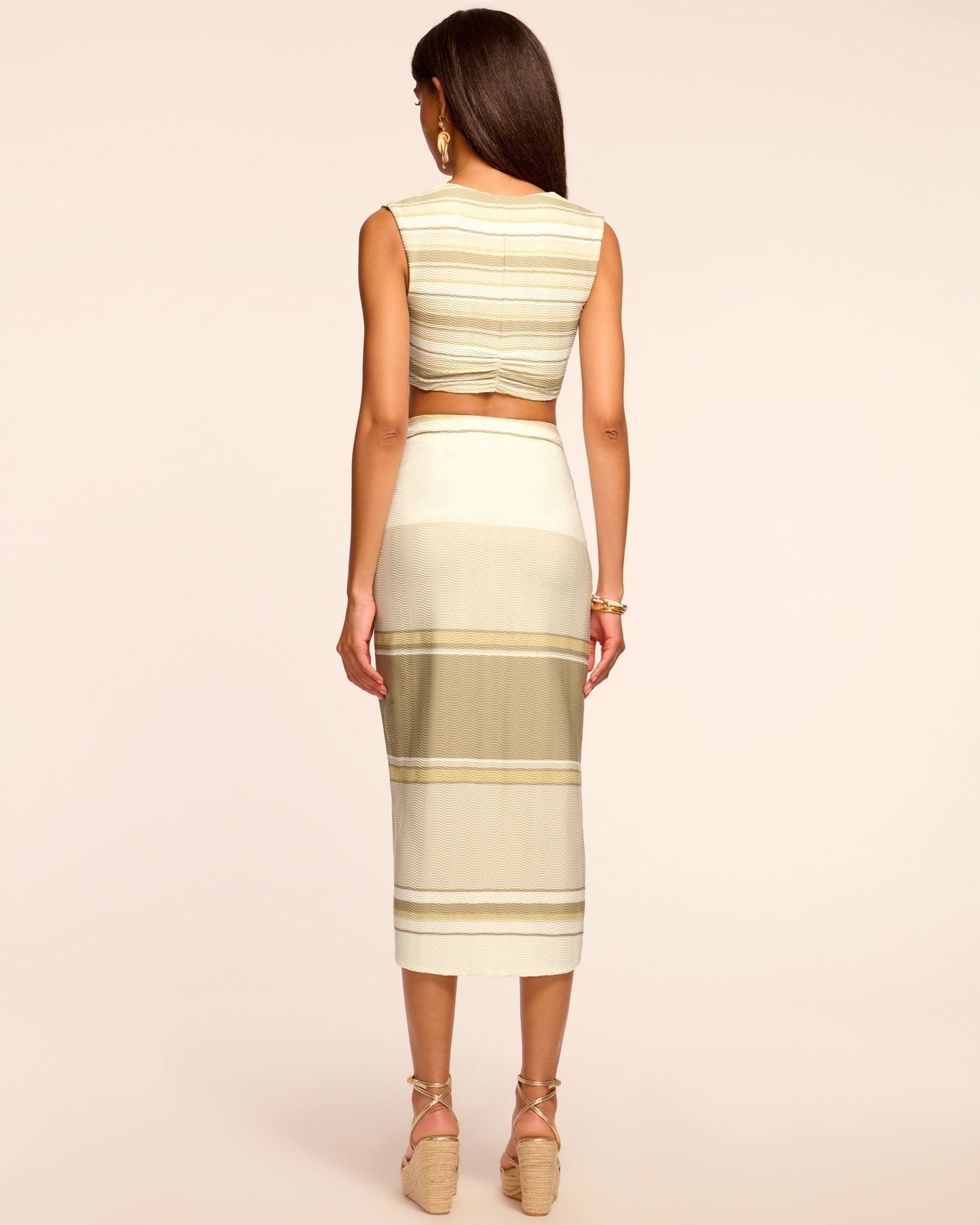 Xana Coverup Skirt | SANDSTONE STRIPE