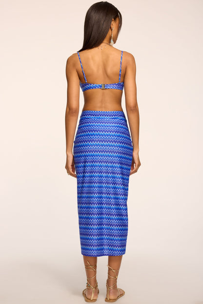 Xana Chevron Glitter Coverup Skirt