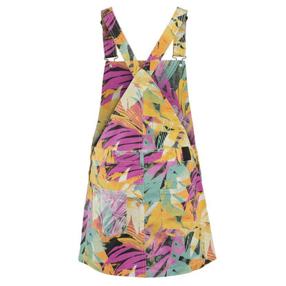 Jardinera Girls Vestido Multicolor Leaves