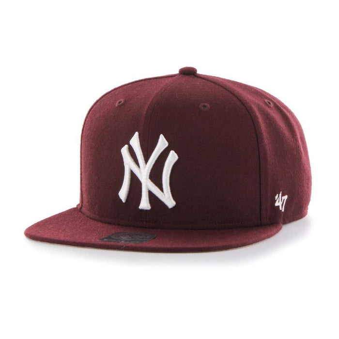 Jockey New York Yankees No Shot Dark Maroon Captain