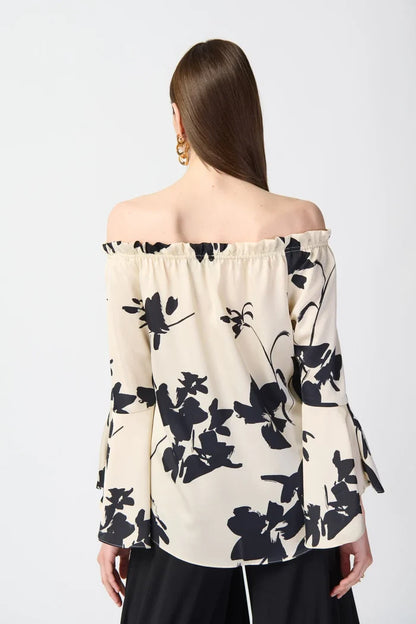 Joseph Ribkoff - Top - Beige/Black