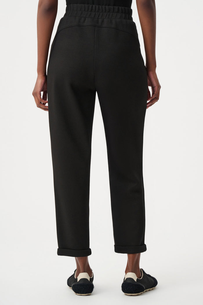 Joseph Ribkoff Scuba Jersey Pull-On Jogger Pants - Black