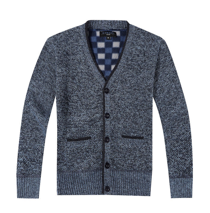 KIDS AND BOYS V-NECK BUTTON DOWN CARDIGAN SWEATER