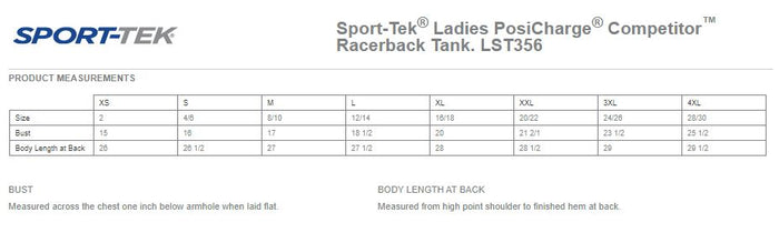Ladies Racerback Performance Tank (2 Color Options)