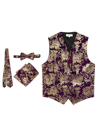 X-SMALL / PURPLE-GOLD