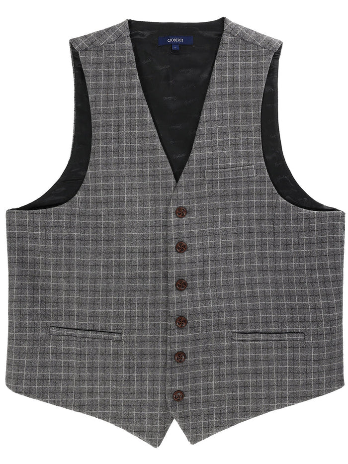 MEN'S 6 BUTTON CUSTOM FORMAL TWEED VEST