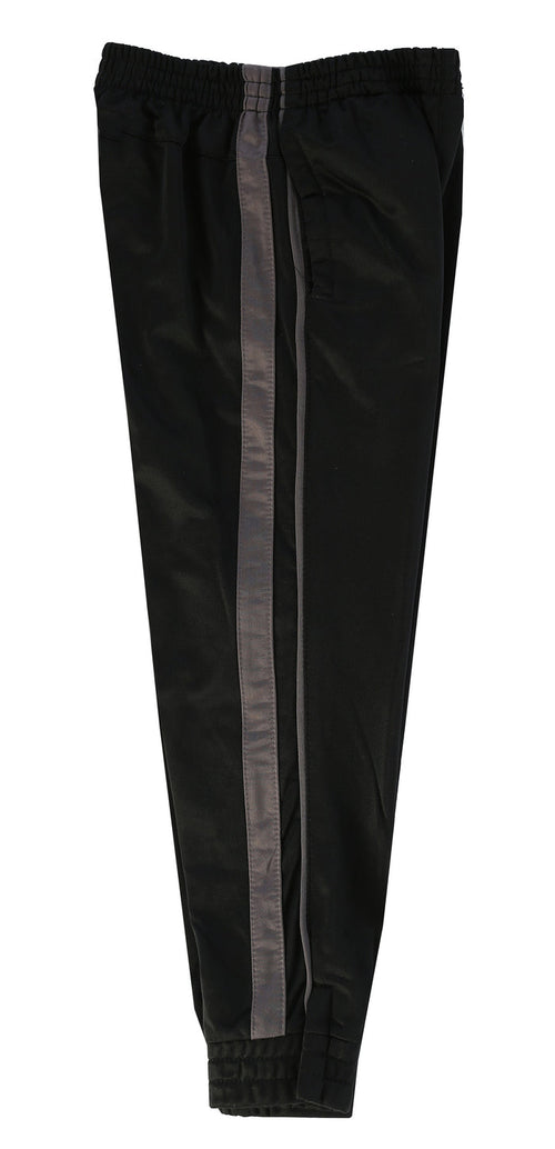 MEN'S ATHLETIC TRACK PANTS WITH RIBBED ZIPPER ANKLE CUFF