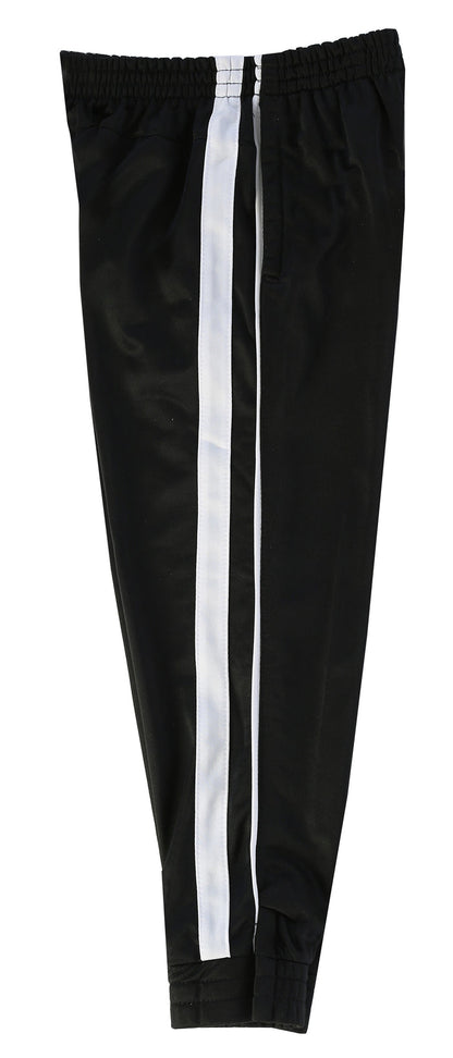 MEN'S ATHLETIC TRACK PANTS WITH RIBBED ZIPPER ANKLE CUFF