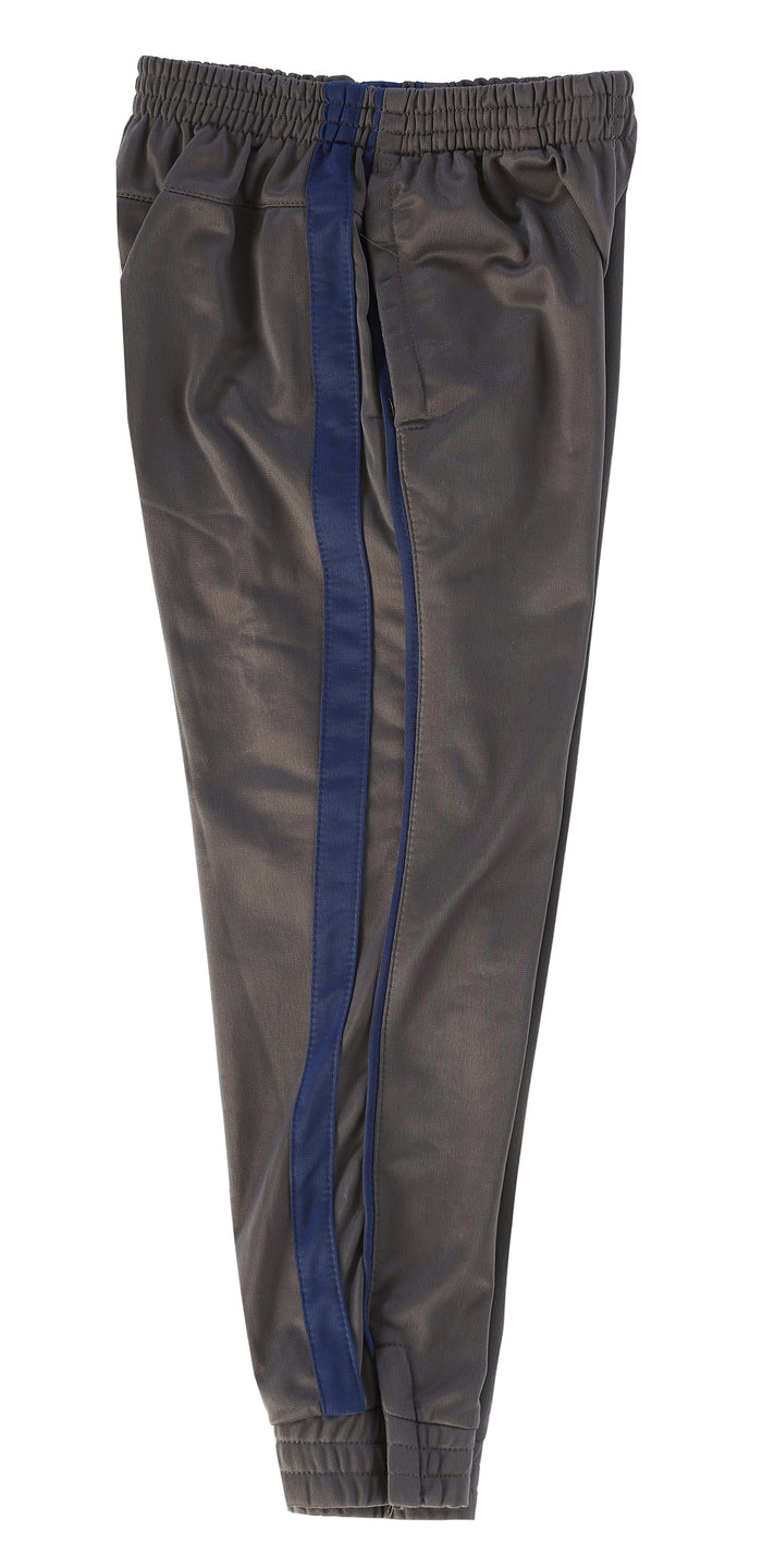 MEN'S ATHLETIC TRACK PANTS WITH RIBBED ZIPPER ANKLE CUFF