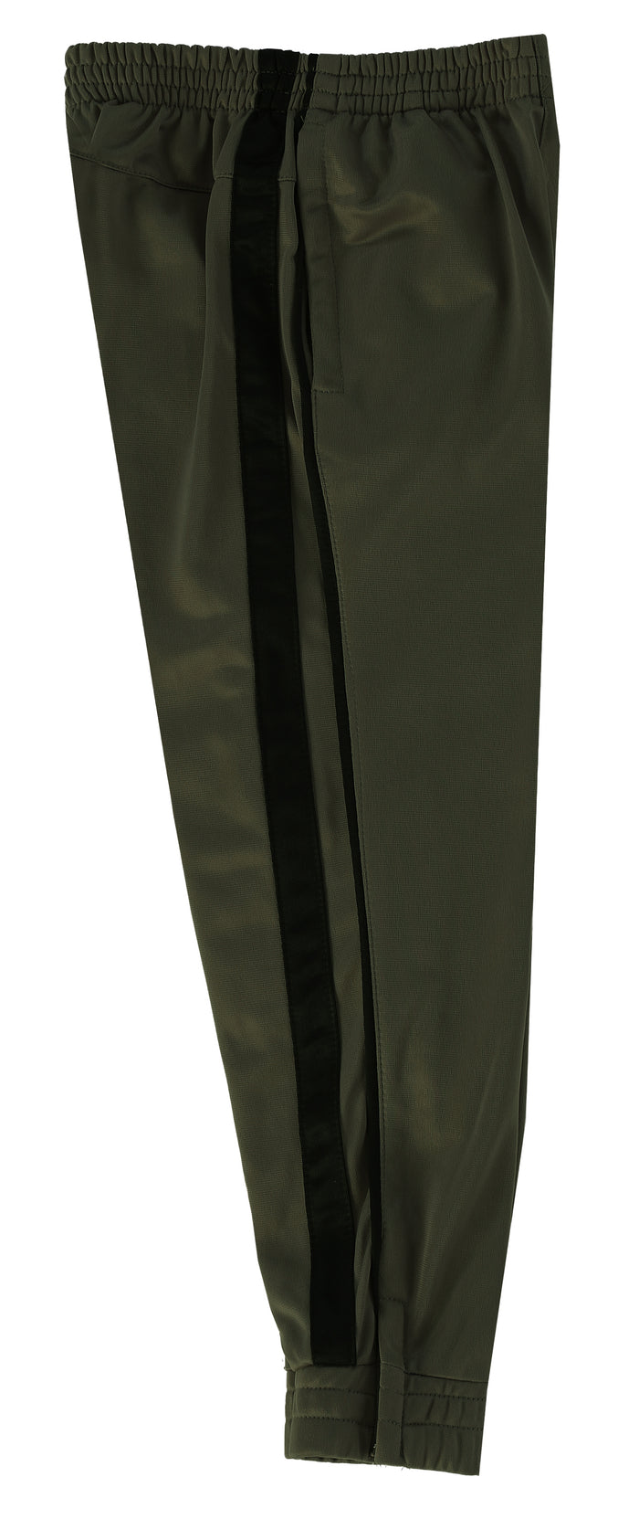 MEN'S ATHLETIC TRACK PANTS WITH RIBBED ZIPPER ANKLE CUFF