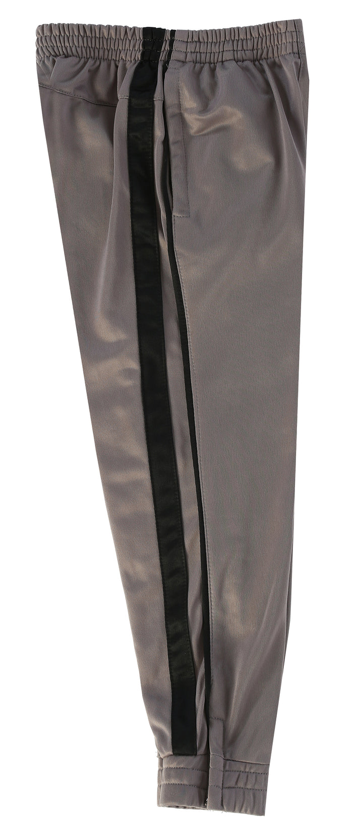 MEN'S ATHLETIC TRACK PANTS WITH RIBBED ZIPPER ANKLE CUFF