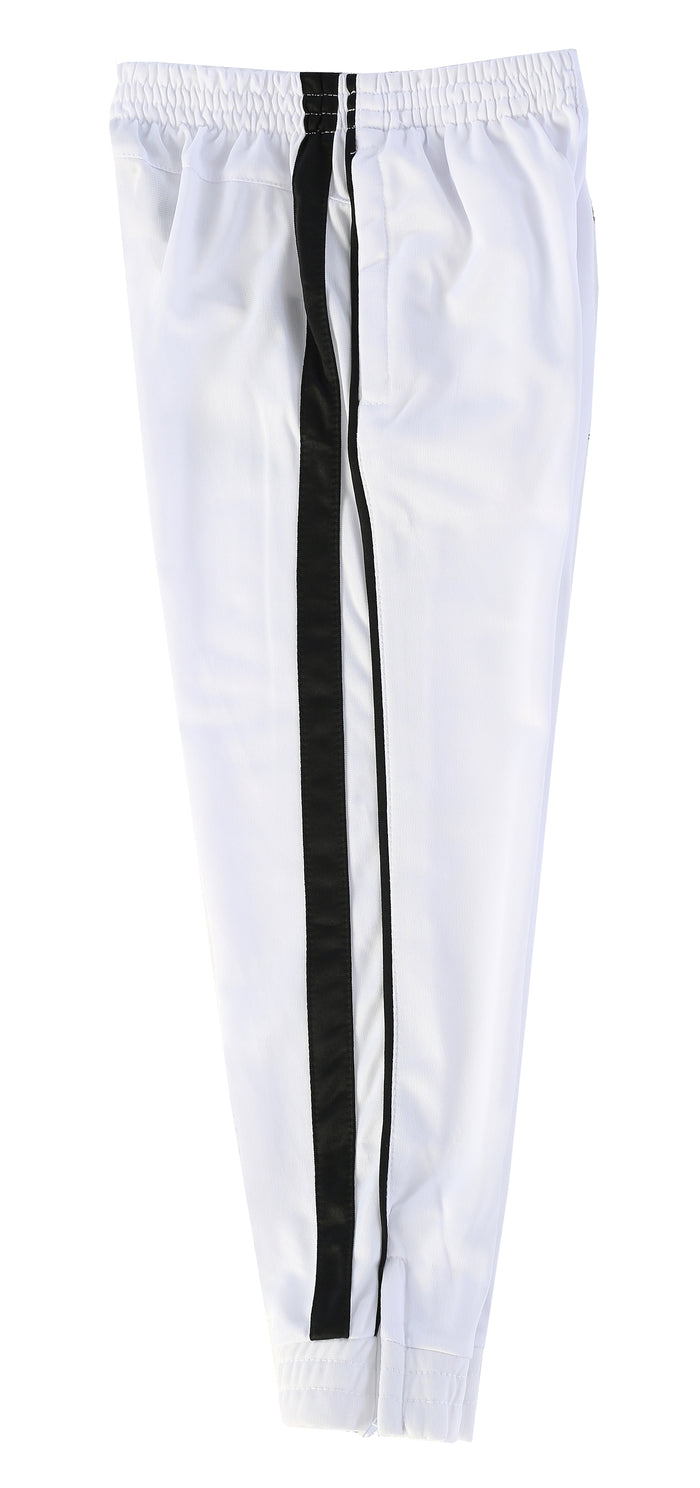 MEN'S ATHLETIC TRACK PANTS WITH RIBBED ZIPPER ANKLE CUFF