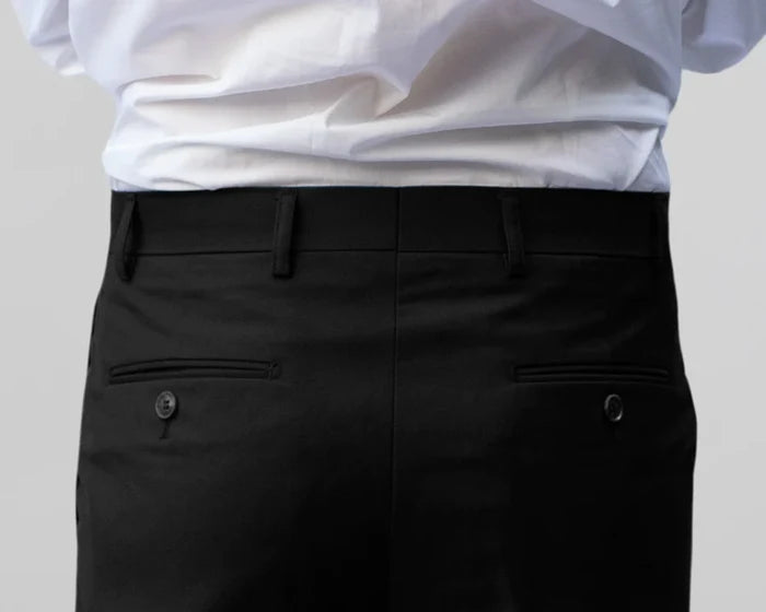 Men's Black Notched Lapel Suit Slim Fit (2 PCS)