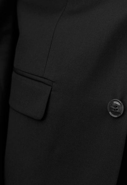 Men's Black Notched Lapel Suit Slim Fit (2 PCS)