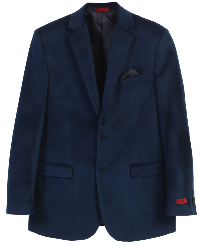 Men's Formal Ultra Soft Velvet Blazer Jacket