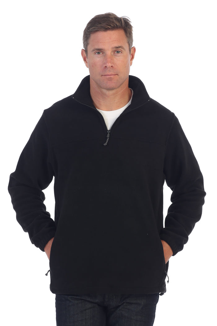 Men's Half Zip Polar Fleece Jacket