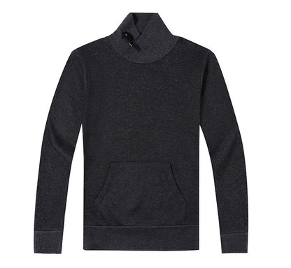 MEN'S LONG SLEEVE TURTLENECK COLLAR PULLOVER KNITTED SWEATER