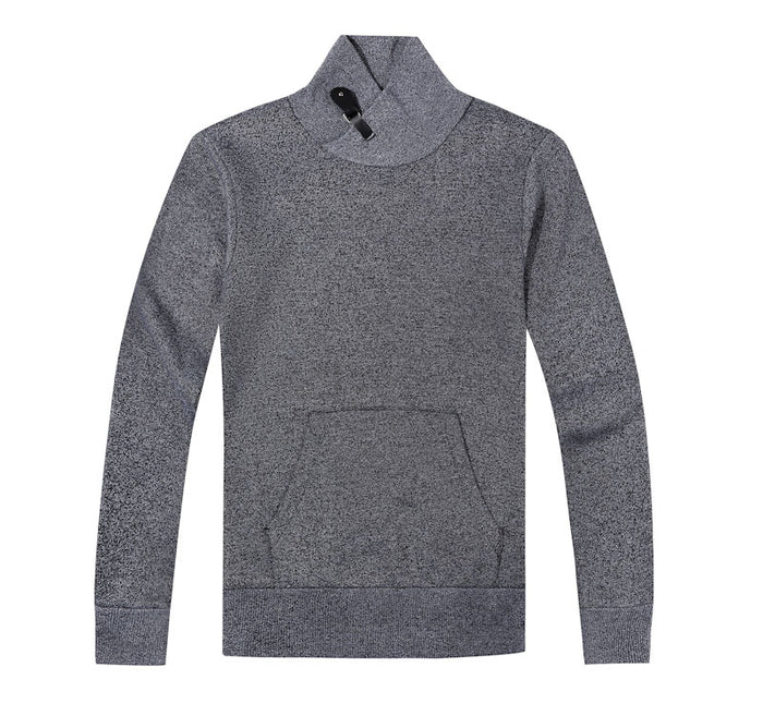 MEN'S LONG SLEEVE TURTLENECK COLLAR PULLOVER KNITTED SWEATER