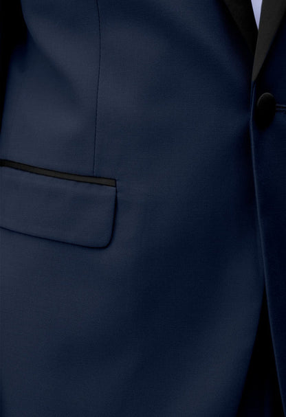Men's Navy Shawl Lapel Suit Slim Fit (2 PCS)