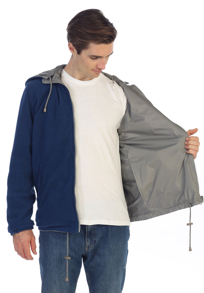 Small / Gray/Navy