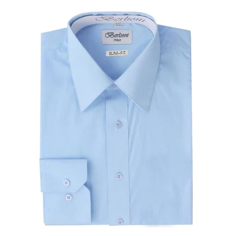 Men's slim-fit dress shirt