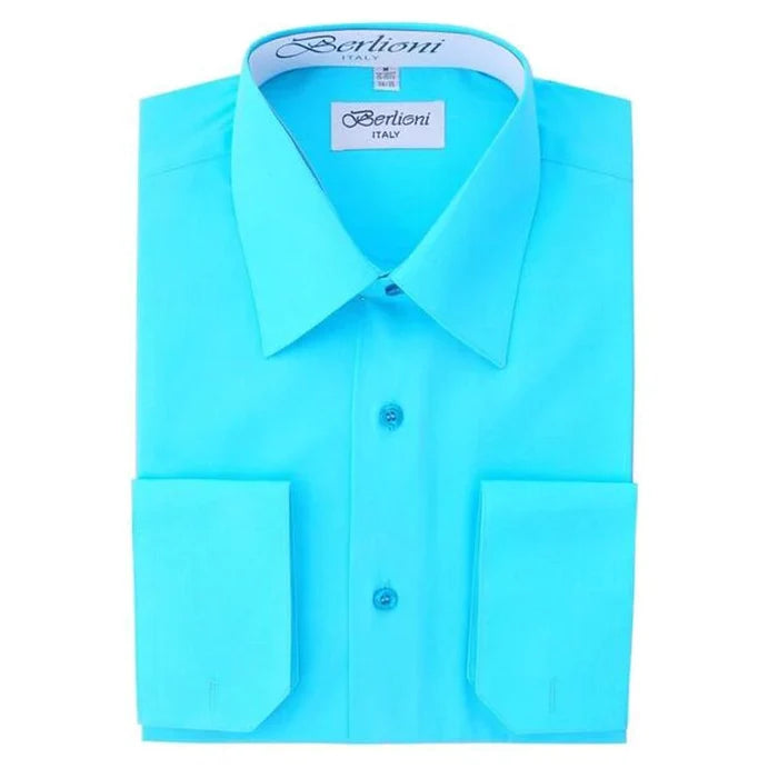MEN'S SOLID FRENCH CONVERTIBLE SHIRT