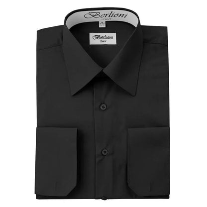 MEN'S SOLID FRENCH CONVERTIBLE SHIRT