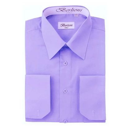 MEN'S SOLID FRENCH CONVERTIBLE SHIRT