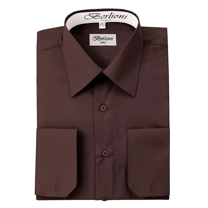 MEN'S SOLID FRENCH CONVERTIBLE SHIRT