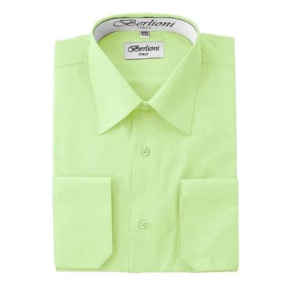 MEN'S SOLID FRENCH CONVERTIBLE SHIRT
