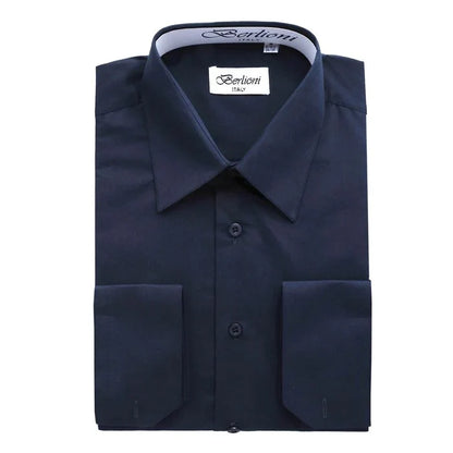 MEN'S SOLID FRENCH CONVERTIBLE SHIRT