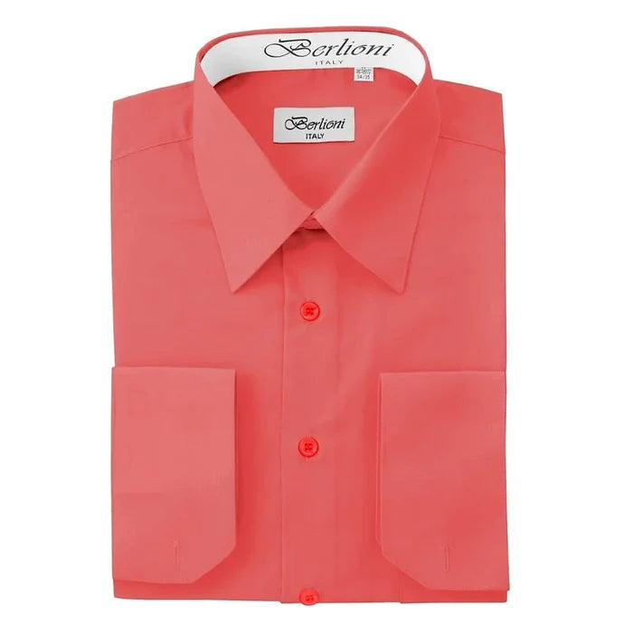 MEN'S SOLID FRENCH CONVERTIBLE SHIRT