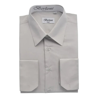 MEN'S SOLID FRENCH CONVERTIBLE SHIRT