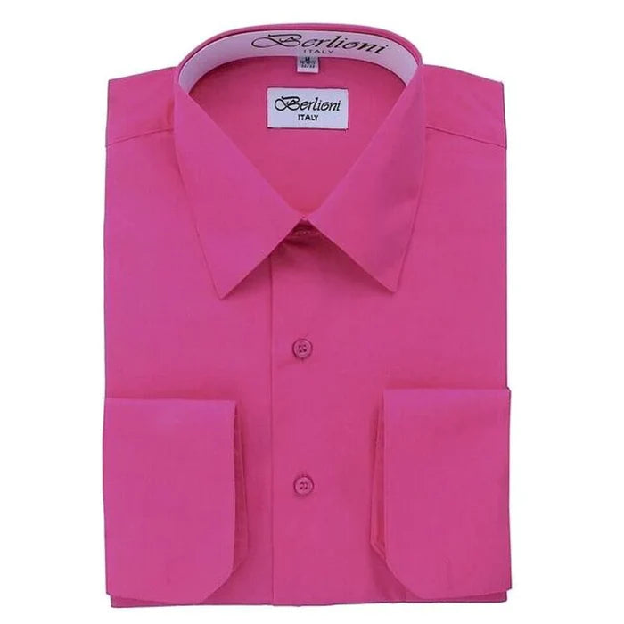MEN'S SOLID FRENCH CONVERTIBLE SHIRT