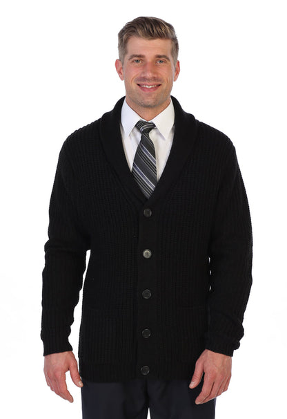 Men's Stockinette Knit Pattern Casual Sweater