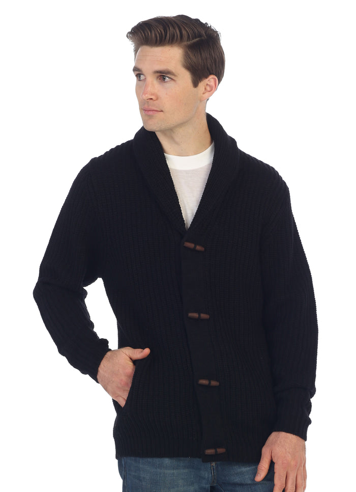 Men's Stockinette Knit Pattern Casual Sweater