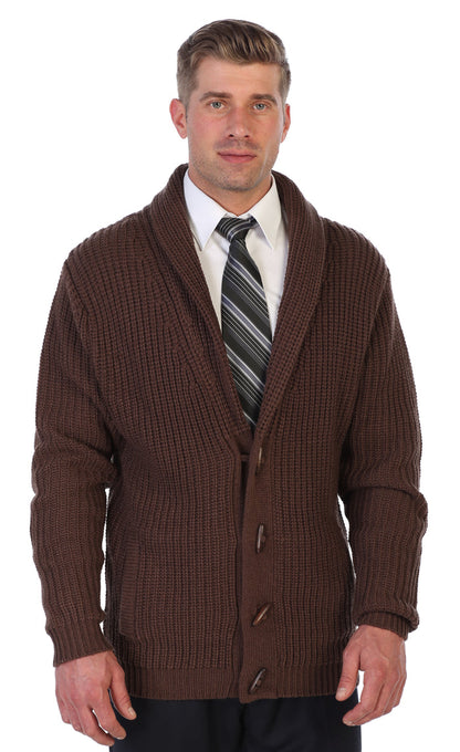 Men's Stockinette Knit Pattern Casual Sweater